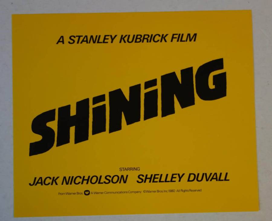 Shining originale US Lobby Cards